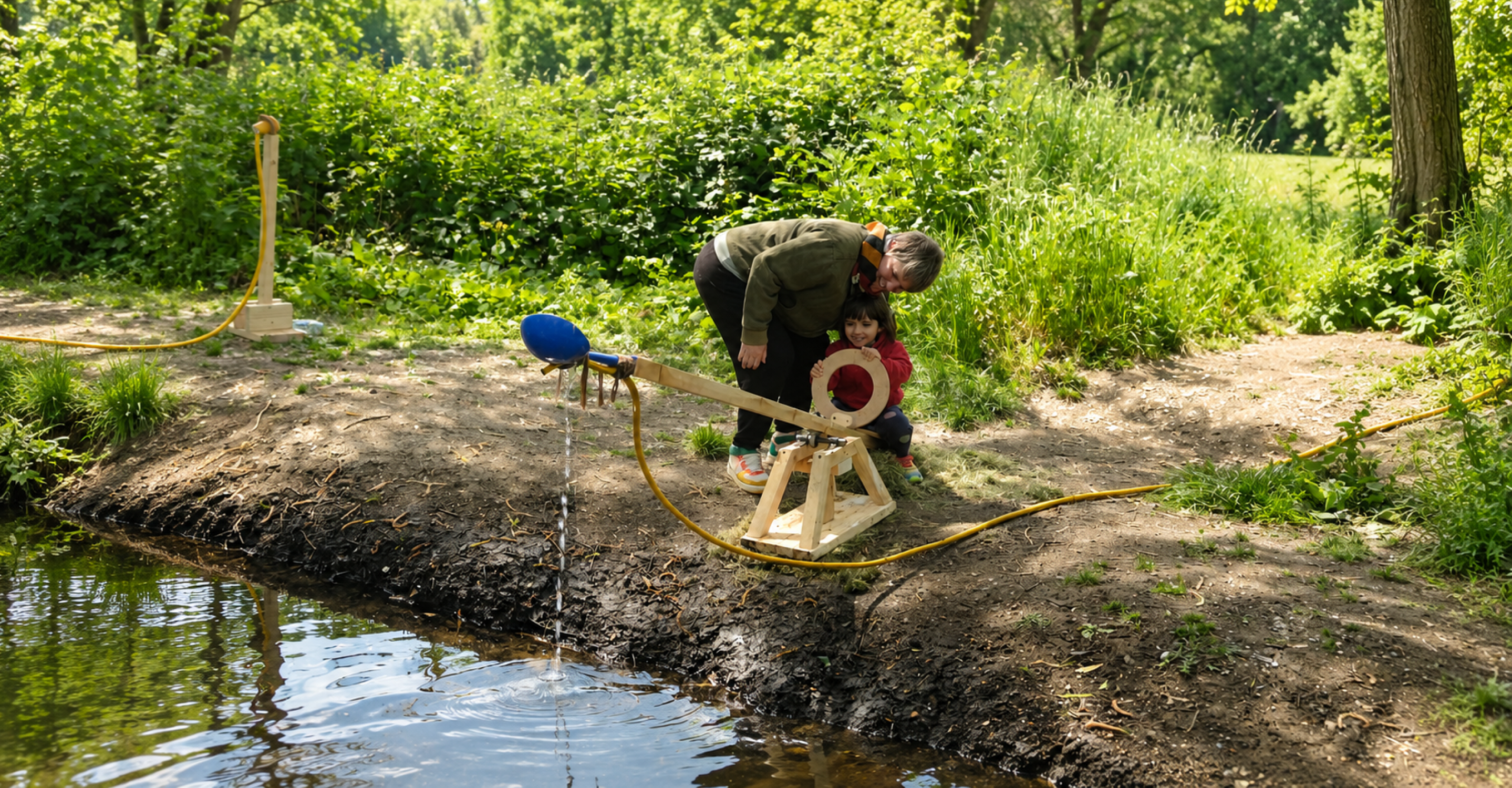 Play with the River installation